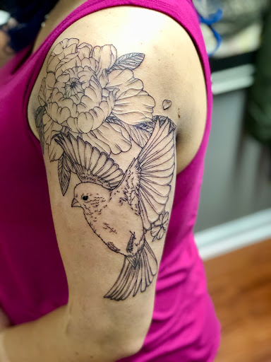 Explore tattoo station ideas, creative tattoo ideas in Pendleton, available at Just Another Hole in the Wall Tattoo