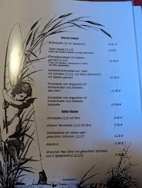 Menu / carte de Gasthaus zum Engel à Tauberbischofsheim