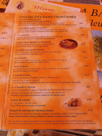 Menu du La Batida à Nyons