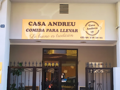 CASA ANDREU COMIDAS PARA LLEVAR
