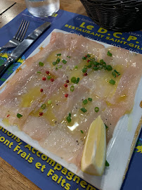 Carpaccio du Restaurant de spécialités à base de poisson-pêcheur Le D.C.P à saint gilles les bains - n°14