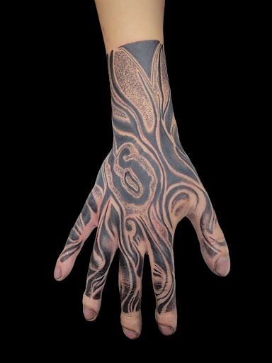 Explore rock climbing tattoo ideas, creative tattoo ideas in Linden, available at Physical Graffiti