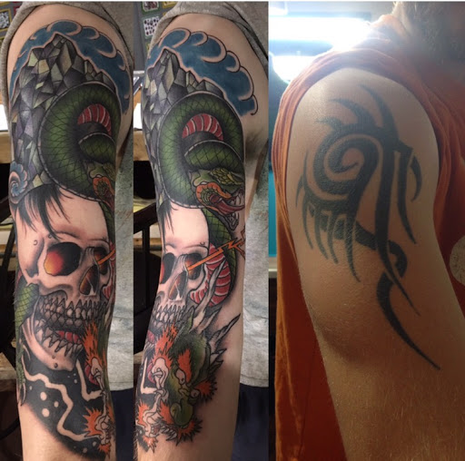 Explore redeemed tattoo ideas, creative tattoo ideas in Kingsford, available at Deft Tattoo Studio