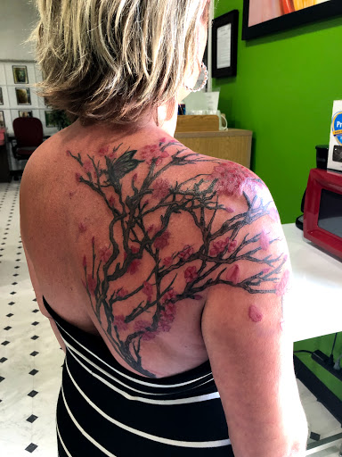 Explore love death and robots tattoo ideas, creative tattoo ideas in Evansville, available at Ink Therapy 101