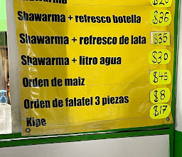 Arabic food. Shawarma and Falafel Mr. Abbas photo