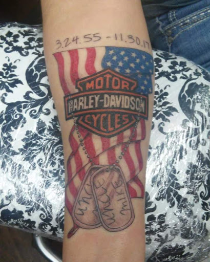 Explore mens infinity tattoo ideas, creative tattoo ideas in Butler, available at Electric City Ink