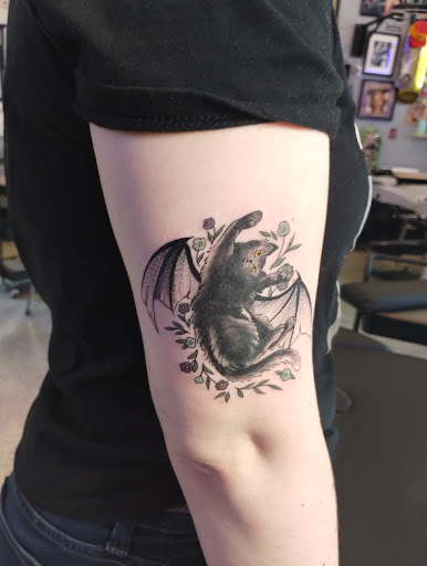 Explore trashy tattoo ideas, creative tattoo ideas in Meridian, available at Burn The Boats Tattoo