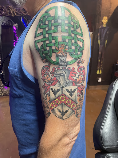 Explore gastric sleeve tattoo ideas, creative tattoo ideas in Phoenix, available at The Snooty Fox Tattoo and piercing