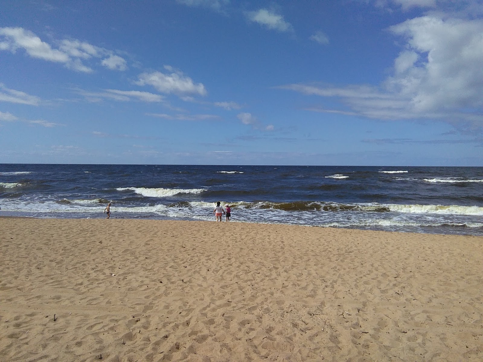 Foto van Saulkrasti beach met hoog niveau van netheid