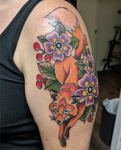 Explore alchemy tattoo ideas, creative tattoo ideas in Seymour, available at Sacred Art Tattoo