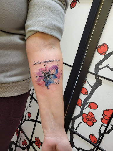 Explore wolf neck tattoo ideas, creative tattoo ideas in Rutland, available at Maverick Tattoo