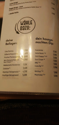Cuba Cabana à Bad Neustadt an der Saale menu