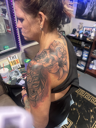 Explore tomahawk tattoo ideas, creative tattoo ideas in Weatherford, available at Weatherford Tattoo Co.