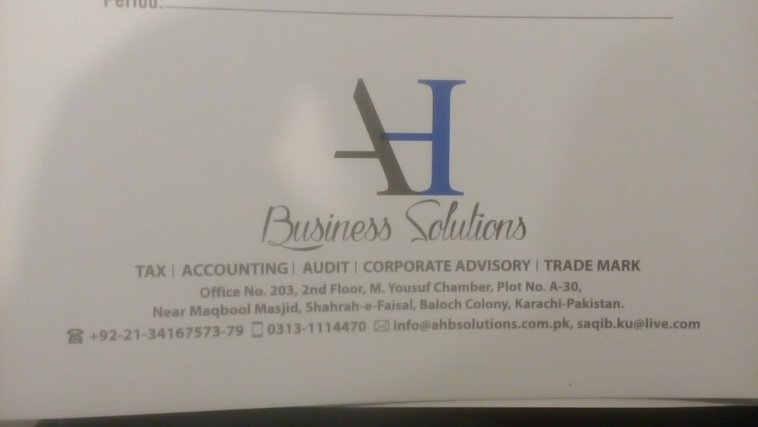 AH BUSINESS SOLUTIONS