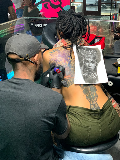 Explore black panther tattoo ideas, creative tattoo ideas in Atlanta, available at Atlanta Ink Tattoo and Piercing