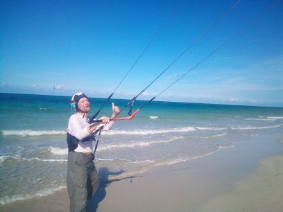 Clases kite surf Habana
