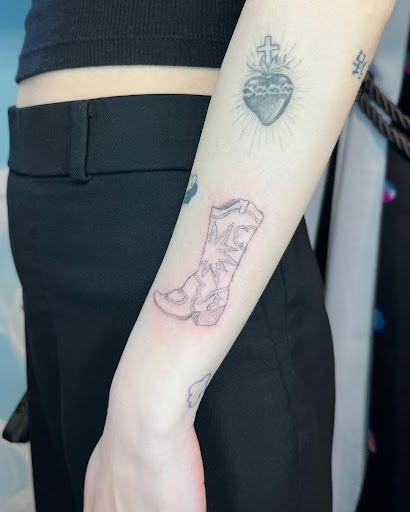 Explore sugar skull tattoo ideas, creative tattoo ideas in New York, available at Cherry Bomb Tattoo & Piercing Studio - Walk-Ins Welcome