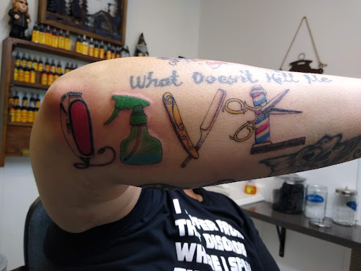 Explore mens tattoo half sleeve ideas, creative tattoo ideas in Salem, available at Outwest Tattoo and body piercing ,30 years of tattooing,only life time guarantee