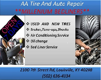 Auto Repair Shop «A A Tire Auto Repair & bed liners», reviews and photos, 2100 7th Street Rd, Louisville, KY 40208, USA