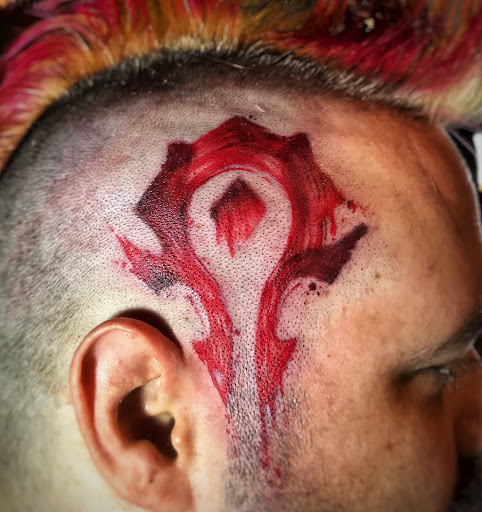 Explore cooking tattoo ideas, creative tattoo ideas in Warrior, available at The Great Wilderness Tattoo