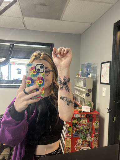 Explore halloween theme tattoo ideas, creative tattoo ideas in Myrtle Beach, available at Aces High Tattoo