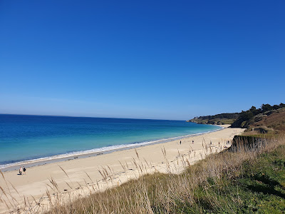 Plage des grands sables à Locmaria