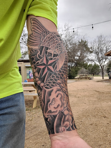 Explore harry potter hand tattoo ideas, creative tattoo ideas in San Marcos, available at Jerrys Tattoo Shop