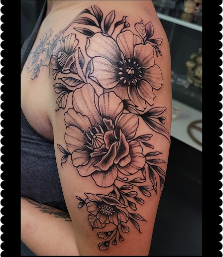 Explore february birth tattoo ideas, creative tattoo ideas in Redding, available at Dominant Ink