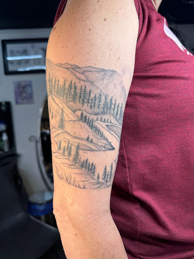 Explore infinity tattoo ideas for men, creative tattoo ideas in Vancouver, available at Sacred Yeti Tattoos