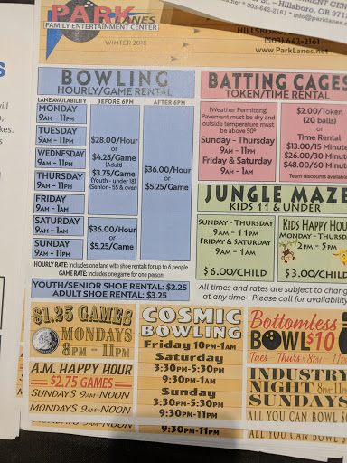 Recreation Center «Park Lanes Family Entertainment Center», reviews and photos, 6360 SE Alexander St, Hillsboro, OR 97123, USA