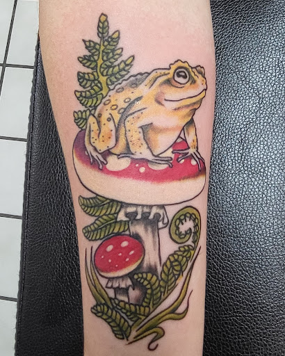 Explore tattoos inner bicep ideas, creative tattoo ideas in Grand Ledge, available at Van Gogh Tattoos