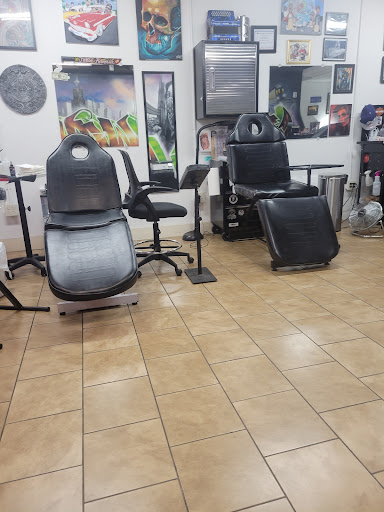 Explore black & white tattoo ideas, creative tattoo ideas in East Chicago, available at Evil Ways Tattoos