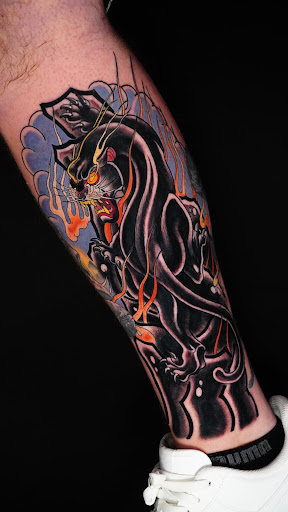 Explore full back tattoo ideas for men, creative tattoo ideas in New York, available at Red Baron Ink Tattoo and Piercing