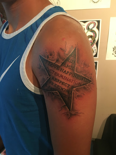 Explore code tattoo ideas, creative tattoo ideas in Kingsford, available at Deft Tattoo Studio