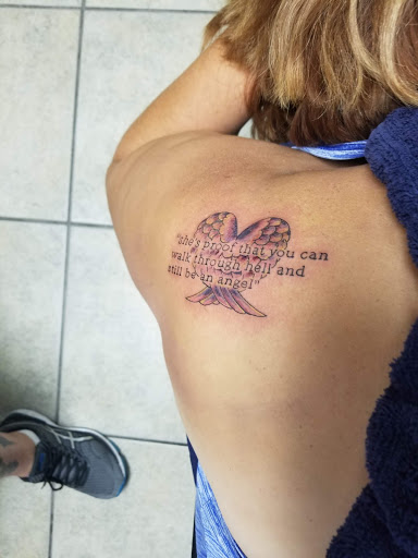 Explore couple name tattoo ideas, creative tattoo ideas in Gulfport, available at Jack & Dianes Tattoo