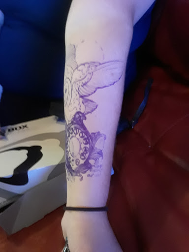 Explore folklore tattoo ideas, creative tattoo ideas in Clarksville, available at Love Blood Ink Tattoo