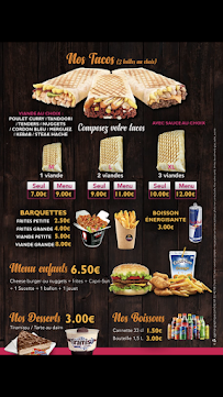 Menu / carte de Food burger à Isigny-sur-Mer