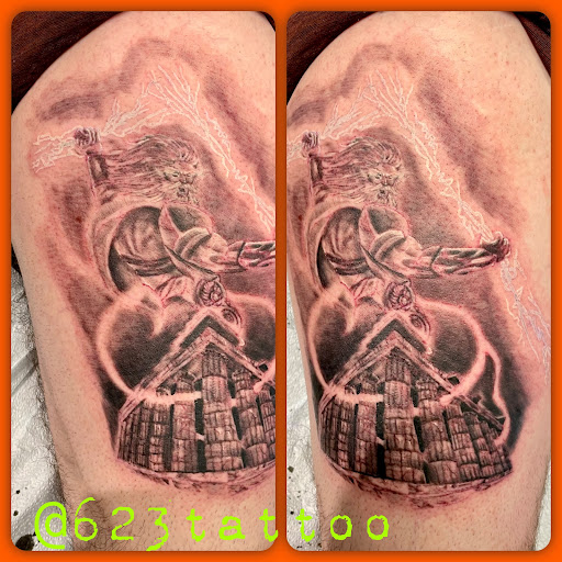 Explore ak47 tattoo ideas, creative tattoo ideas in Watertown, available at 623 Tattoo
