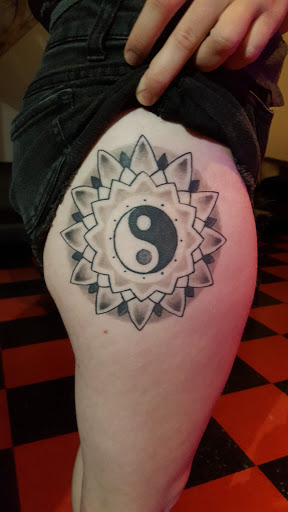 Explore supernatural tattoo ideas, creative tattoo ideas in Arlington, available at Pistol Petes Tattoo Saloon