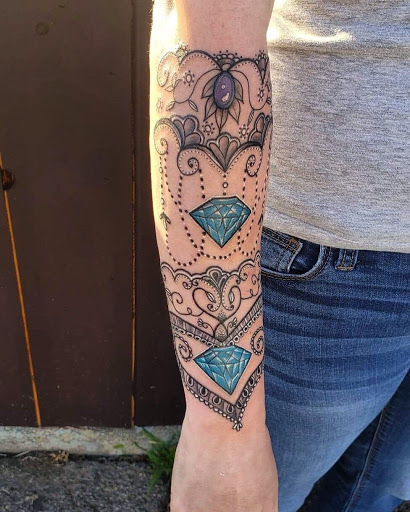 Explore gummy bear tattoo ideas, creative tattoo ideas in Ilion, available at Karma ink tattoo & art studio