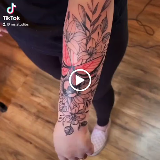 Explore paper airplane tattoo ideas, creative tattoo ideas in Houston, available at MS Studios Houstons Ink Therapy