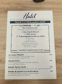 Restaurant Pâtisserie Hulot à Nancy menu