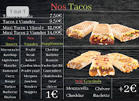 Restaurant de tacos LE TRIANGLE D’OR à Lagnieu (le menu)