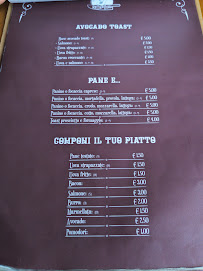 Menu du Retrovino market bar à Dorgali