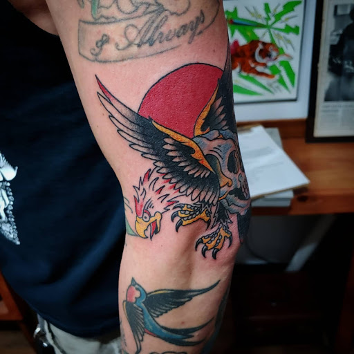 Explore great half sleeve tattoo ideas, creative tattoo ideas in Bargersville, available at Angels and Demons Tattoo