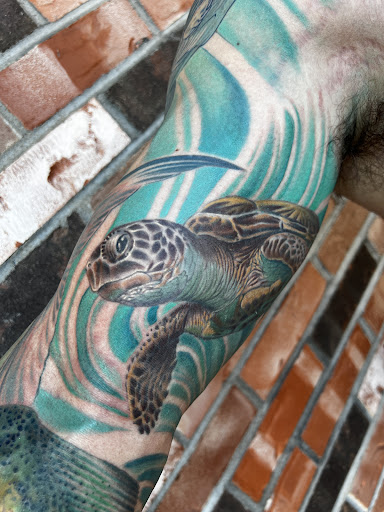 Explore funny friend tattoo ideas, creative tattoo ideas in East Peoria, available at Hybrid Art Studios-Tattoos