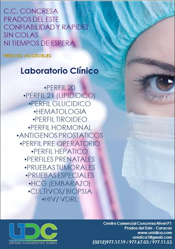Unidad Diagnostica Caura / Medicina Ocupacional/ Laboratorio Clinico / Atencion Medica Primaria