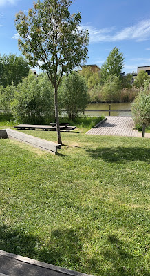 Canal paysager à Bois-d'Arcy