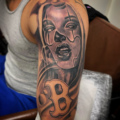 Explore chef knife tattoo ideas, creative tattoo ideas in Junction City, available at Junction City Tattoo