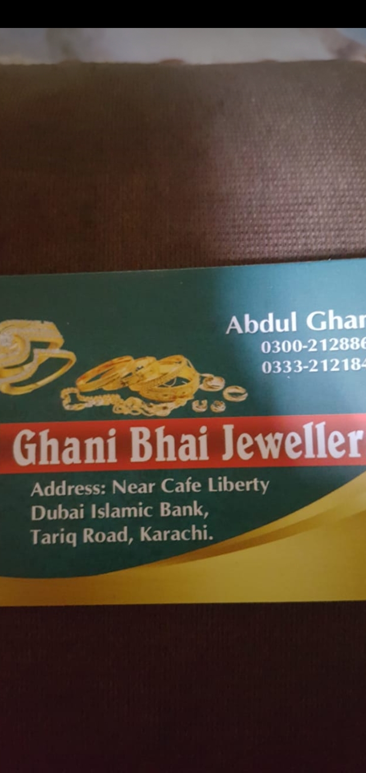 GHANI BHAI JEWLLERS